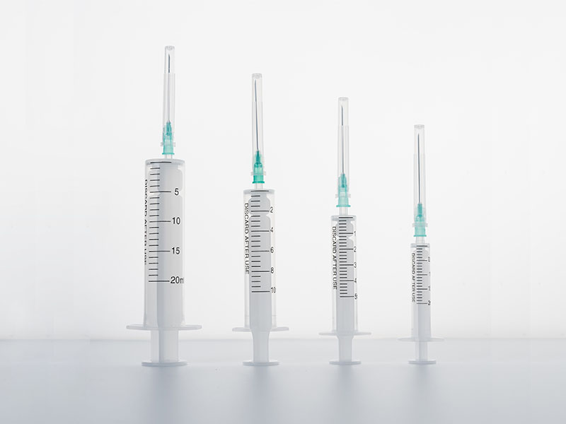  兩件式注射器帶針